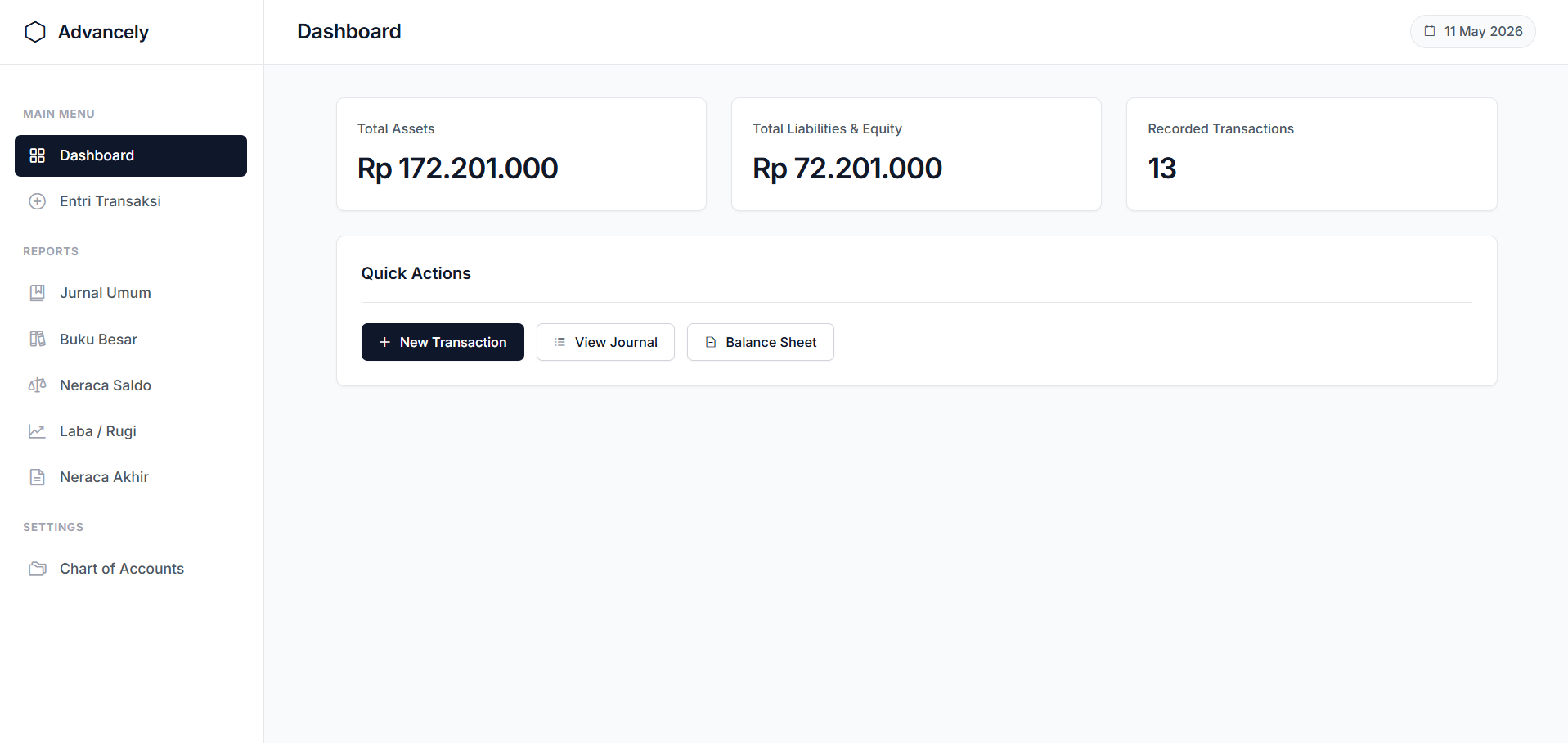 Advancely (Web akuntansi)